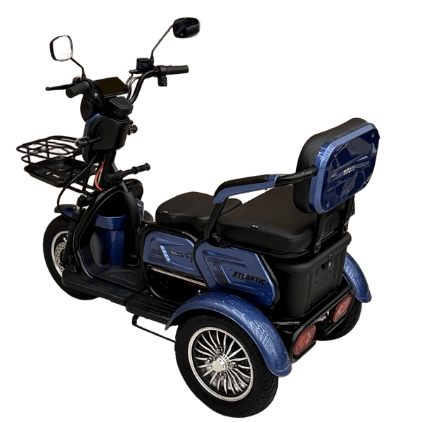 Електричний трицикл Corso &laquo;Atlantic&raquo; TL-441803 (1) + 1 ЯЩИК АКУМ, двигун 1200W, акумулятор 72V/23Ah, колеса 300-10 corso-atlantic-blue фото