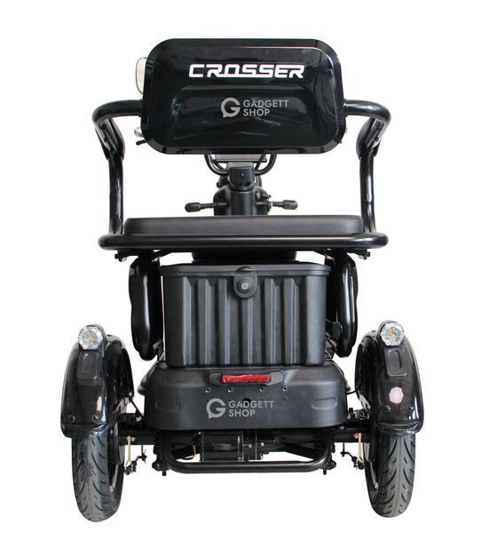 Електроскутер триколісний Crosser TR1 LFP 1500W LiFePO4 76.8V 30Ah tr1-lfp-black фото