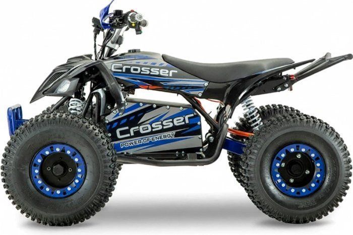 Электроквадроцикл Crosser RACE (1500W 60V 20Ah) &mdash; мощный и надежный квадроцикл для бездорожья crosser-race-blue фото